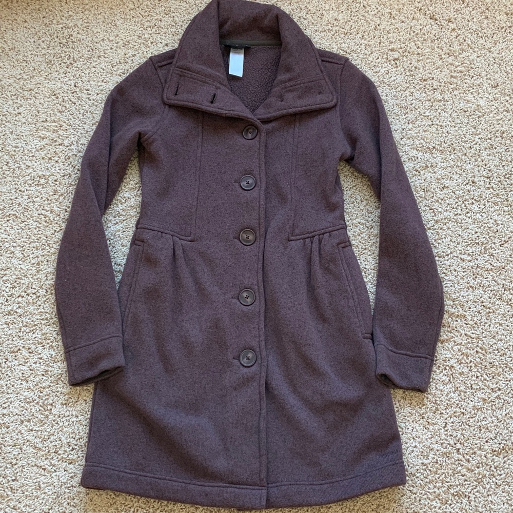 Patagonia Women's Better Sweater Jacket, Long Pea Coat, Size Small - Picture 3 of 12